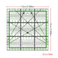 DIY Sewing Patchwork Tool Square Patchwork Ruler Sewing Ruler Clothing Cutting Anti-Skid Function Ruler Sewing Tool