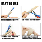 3/8meters PET Braided Cable Sleeve 3mm~32mm Self-Closed Sheath High Protection Wear Resistant Insulated Sleeving Wire Organizer
