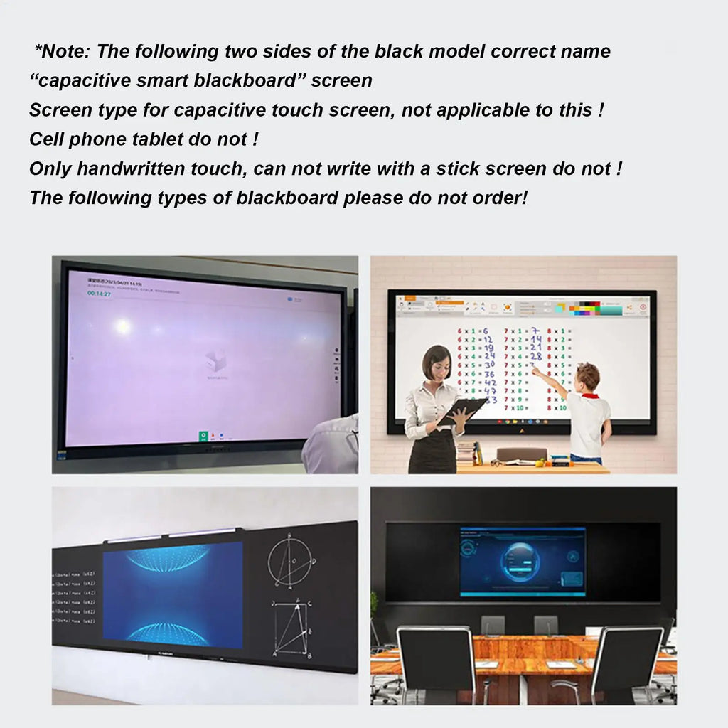 Teaching Screen Pen Electronic Whiteboard Pen Double Tips Capacitive Touch Screens S tylus Abs Convenient Precision Touch Pen