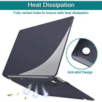 Laptop Case For Macbook Air 13.6 M5 M4 M3 M2 A2681 A3113 A3240 A3449 Air13.3 A1932 A2179 A2337 Case Pro13 A2251 Air15 Case Cover