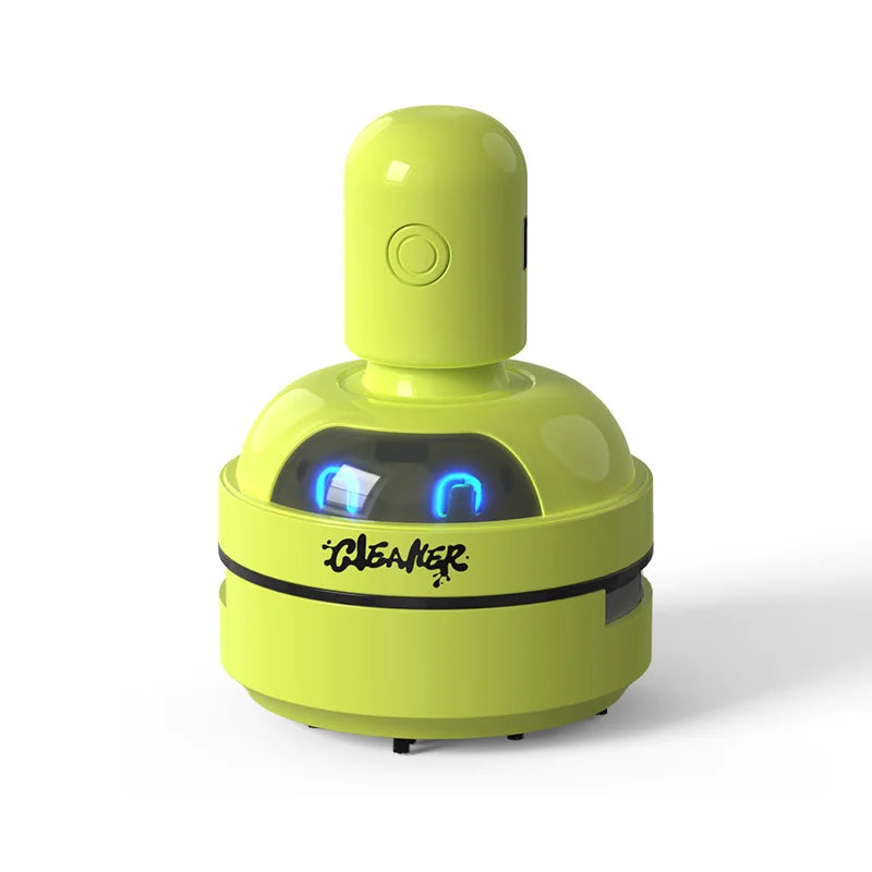 Desktop Cleaner Vacuum Cleaner Cartoon Mini Portable For Eraser Pencil Shavings Dust Cleaning For Keyboard Desk Table