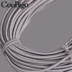 5 Meters 1mm 2mm 3mm Round Elastics Bungee Shock Cord Elastic Rope Rubber Band Strap String Cordon Shoelaces Sewing Accessories
