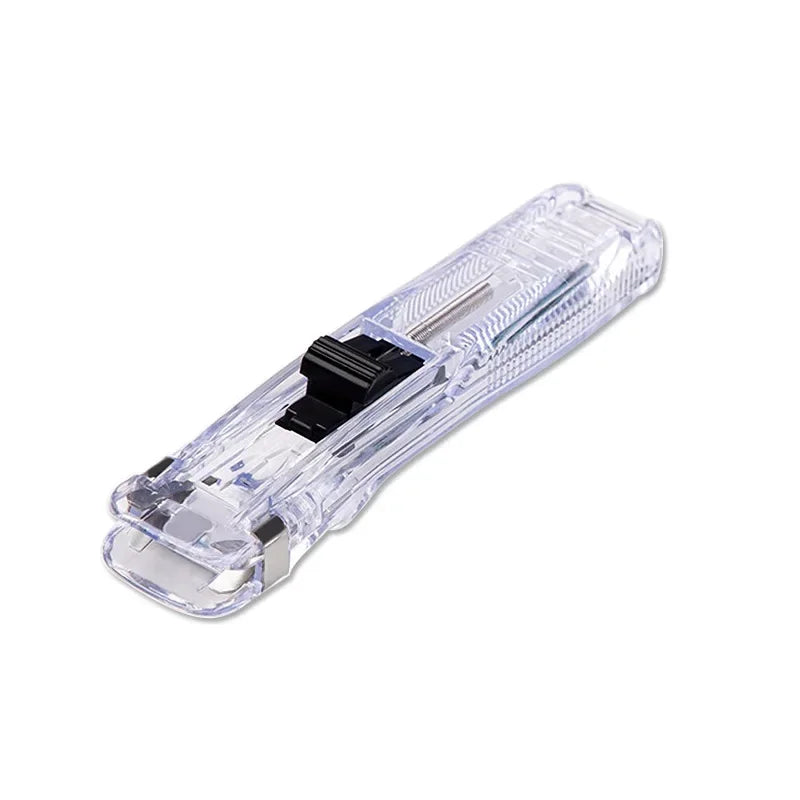 Reusable Metal Push Clip Staple Remover Paper Fixing Organizing Stapler Push Clamp Paper Binding File Office Stationary