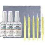 7-in-1 Screen Cleaner Spray Kit with 5 Brushes & Microfiber Cloth Dust Remover for Phone Laptop Keyboard Monitor Tablet Camera