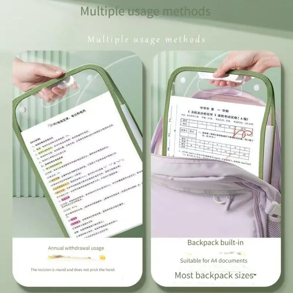 A4 Accordion File Folder Translucent 13 Pockets Expanding Letter Labels School Home Office Document Receipt Filing Organizer