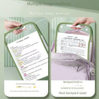 A4 Accordion File Folder Translucent 13 Pockets Expanding Letter Labels School Home Office Document Receipt Filing Organizer
