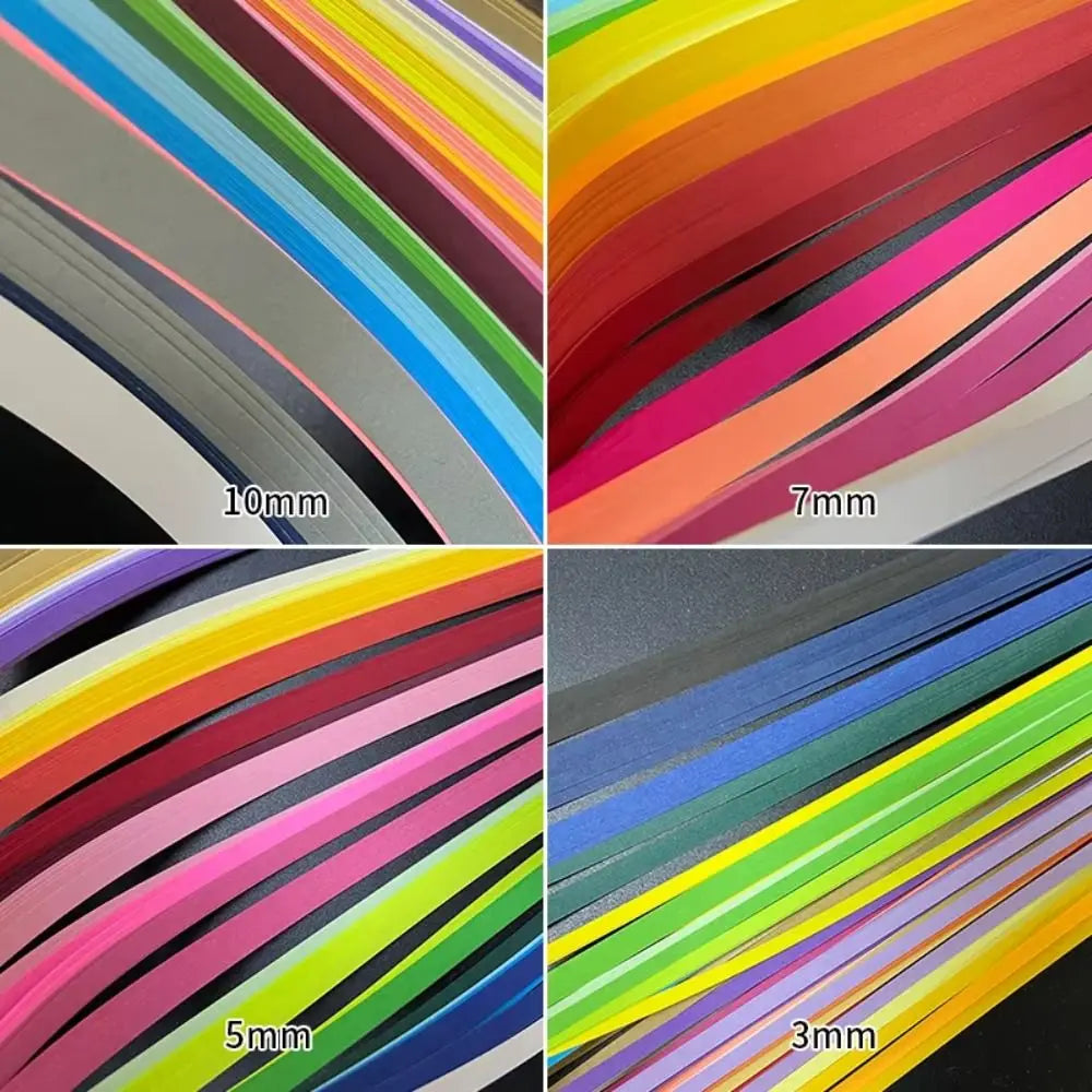 180Ocs Creative 3/5/7/10mm Quilling Paper 36Colors DIY Flower Gift Paper Handmade Origami Quilling Tools