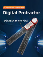 Protractor Digital Goniometer Electronic Digital Angle Gauge Angle Finder Metal Angle Ruler Digital Angel Meter Carpentry Tools