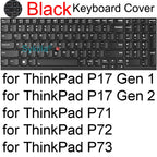 Keyboard Cover for Lenovo ThinkPad 16 Z16 P1 X1 E16 L16 P16 T16 P16s P16v T1g T16g Gen 8 7 6 5 4 3 Silicone Protector Skin Case