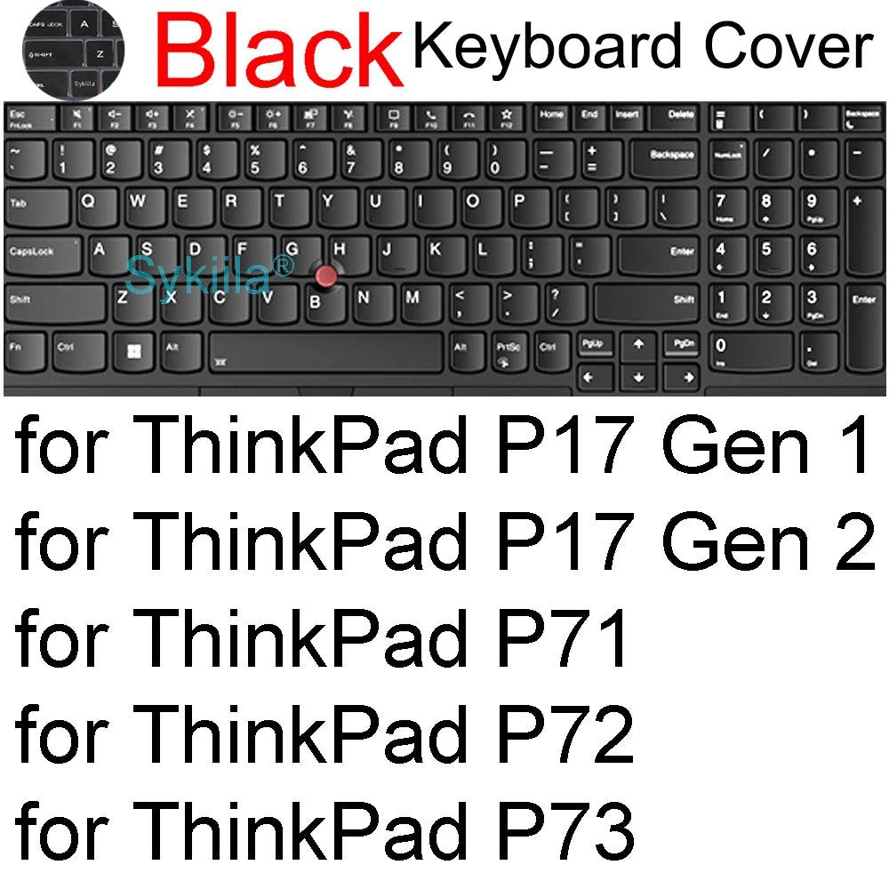 Keyboard Cover for Lenovo ThinkPad 16 Z16 P1 X1 E16 L16 P16 T16 P16s P16v T1g T16g Gen 8 7 6 5 4 3 Silicone Protector Skin Case