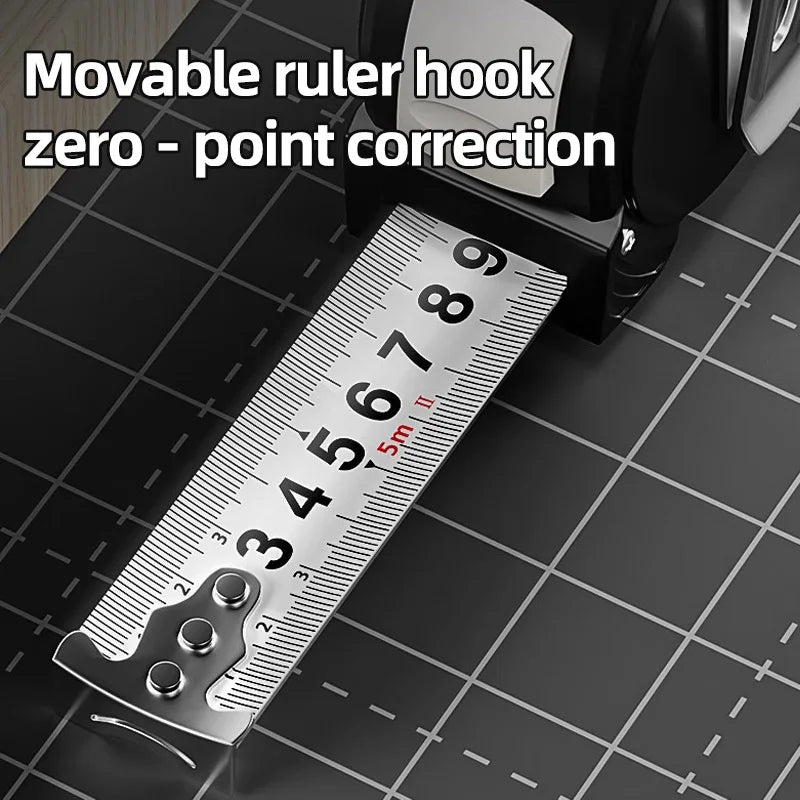 GREENERY 3/5/7.5M Meters Metric Tape Measure Self-Locking Steel Measuring Tape High Precision Wear-Resistant Construction Tools