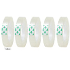 20-1Roll Transparent Adhesive Tape 0.8cm 1.2cm 1.8cm Width Strong Clear Sealing Tape for Office School Home Packaging Stationery