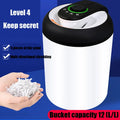 New 12L Waste Paper Shredder Home Office Portable Granular Electric Shredder Paper Scraps 4-level Mini A4 Data Desktop