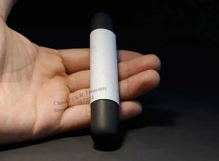 Chinese Solid Sumi-e Ink Stick Huishe Laohukaiwen Chinese Song Yan Pine Soot ink Bar Brush Painting Paint Calligraphy Ink Block