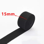 1/2/3/5M 10-80mm Black Elastic Band Nylon Rubber Bands At The Meter Apparel Sewing Bungee Cord Belt Spring Webbing Tape Supplies
