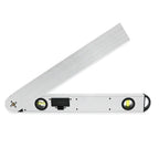 SHAHE Digital Angle Finder 0-225 ° Digital Protractor With Measuring Ruler Horizontal And Vertical Bubble Level Tool
