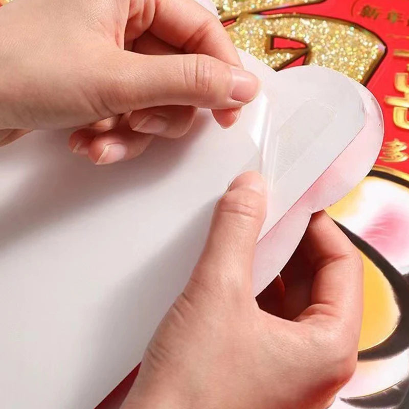 300Pcs Double Sided Adhesive Tape Nano Reusable Super Strong Transparent Wall Stickers WaterProof Widely Used Wall Mount Sticker