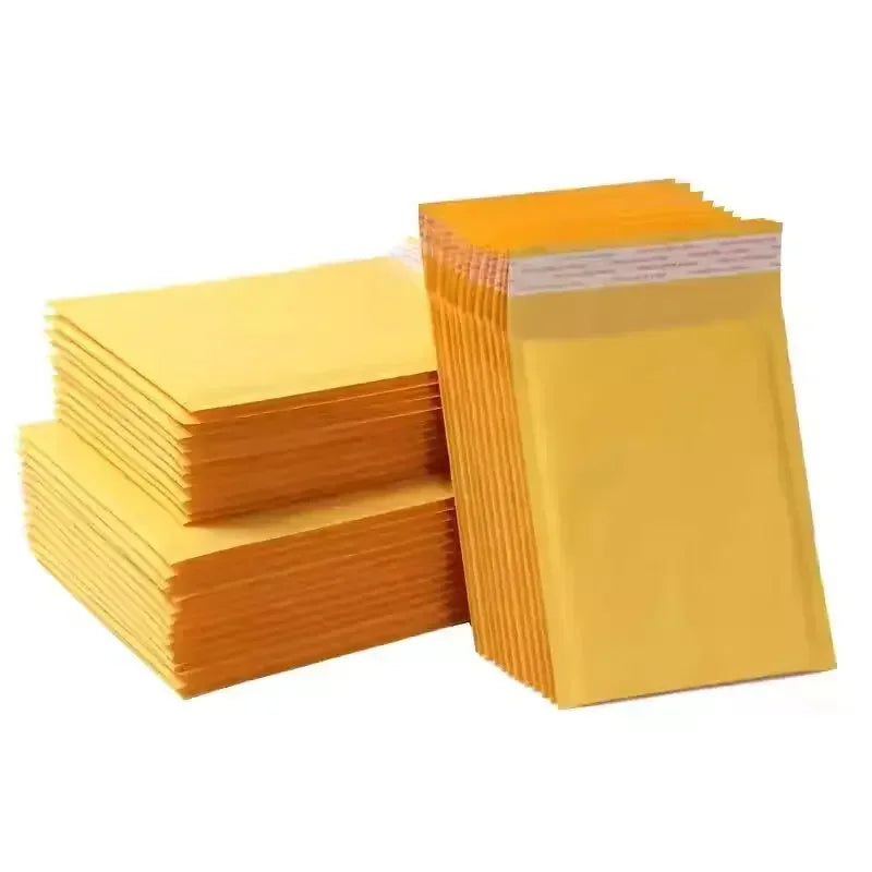 Kraft Paper Shipping Bags Mailer Self Seal Adhesive Bubble Padded Envelopes Bag Waterproof Business Gift Postal Packaging Pouch