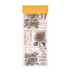 JIAMEI 30pcspack Floral Litmus Paper Materials Paper Decor Junk Journal DIY Scrapbooking Translucent Craft Aesthetics Paper