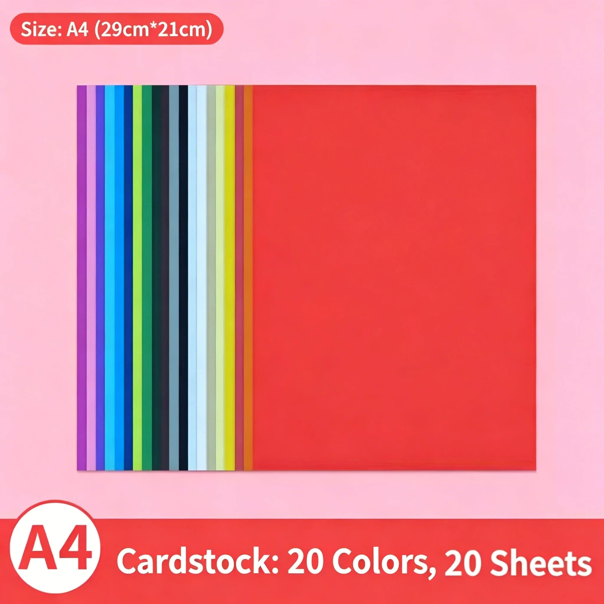A4 Glitter Cardstock Paper Assorted Colors Shiny Paper DIY Scrapbooking Card Making Wedding Party Decor Handmade Supplies