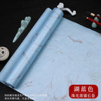Sumi Art Wax Dye Pearlescent Ink Colorful Half Ripe Rice Paper Xuan Paper Scroll Multicolor Brush Calligraphy Creation Work Roll