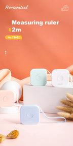 Deli 1/2pcs 2m Measure Tape Soft Rulers Double Scale Sewing Flexible Ruler for Kids Aldult Height Waist Measuring Tailor Ruler