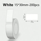 P15 White Label Paper Thermal Label Sticker Self-Adhesive Stickers For Marklife Q30 P12 P15 Mini Portable Thermal Printer 2025