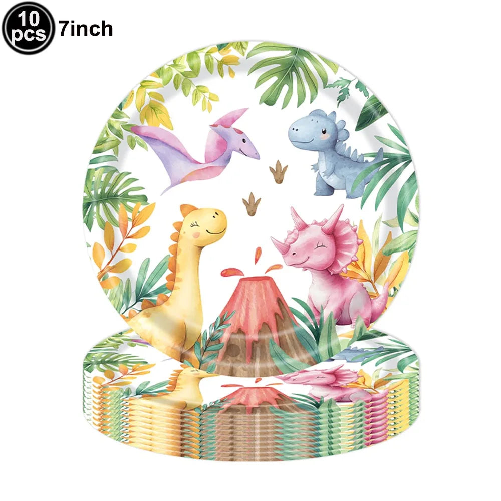 Dinosaur Plastic Tablecloth Dinosaur Birthday Party Table Covers Boy Birthday Baby Shower Party Decorations Supplies Picnic