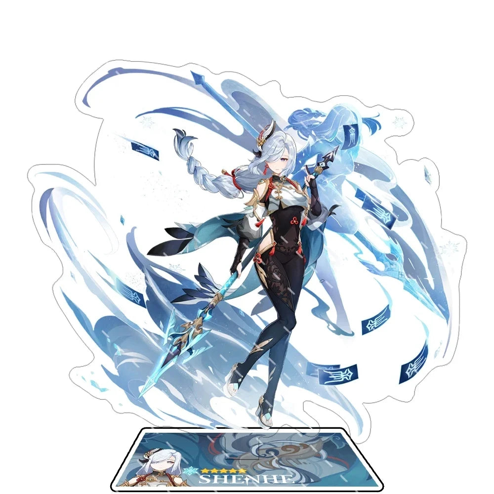 Odette Lohen Flins Durin Mavuika Columbina Xiao Arlecchino Acrylic Anime Model Furina Collect Desktop Decoration Keychains Gift