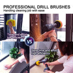2/3.5/4/5'' Drill Brush Electric Scrubber Brush for Cleaning Bathroom Bathtub Cleaning Brush Scrub Drill Cleaning Tools