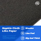 JINYUDOME Disposable Napkin,Linen-Feel Dinner Napkin,7.87*15.75“ Colored Napkin,Prefold Paper Napkins Pad For Party Wedding