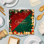 40pcs Count Festive Christmas Paper Napkins with Snowflakes,Merry Christmas Holiday Dinner,Party Birthday Decorations, Christmas