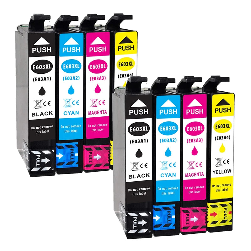 603XL Compatible Ink Cartridges T 603 XL For Epson XP-2100 XP-2105 XP-3100 XP-3105 XP-4100 XP-4105 WF-2810 WF-2830 Printer