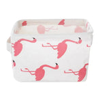 1pc Cotton Linen Fabric Waterproof Desktop Sundries Basket Storage Box Cosmetic Toy Organizer Underwear Socks Clothes Storagebag
