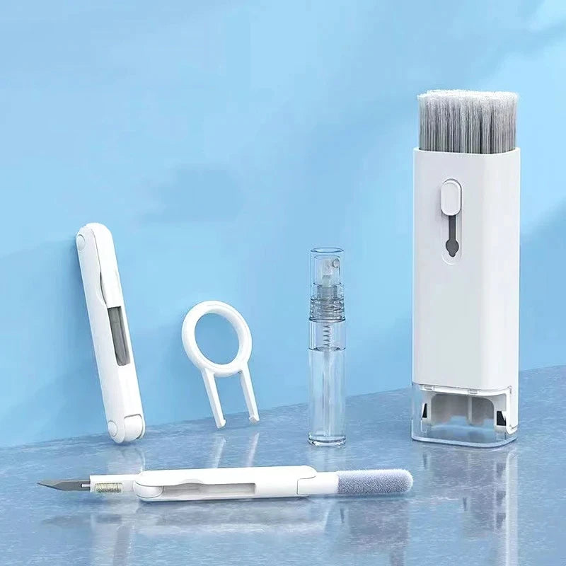 7-in-1 Multifunctional Cleaning Kit Laptop Keyboard Cleaning Brush Mobile Phone Screen Cleaning Bluetooth Headset Cleaning Pen