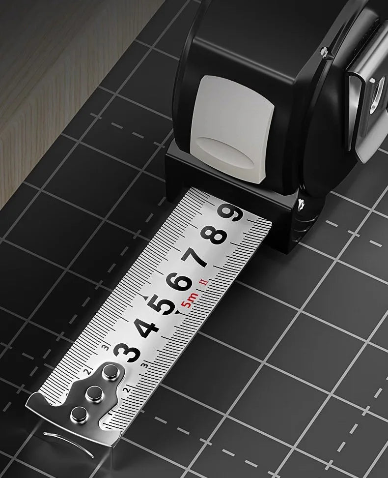 GREENERY 3/5/7.5M Meters Metric Tape Measure Self-Locking Steel Measuring Tape High Precision Wear-Resistant Construction Tools