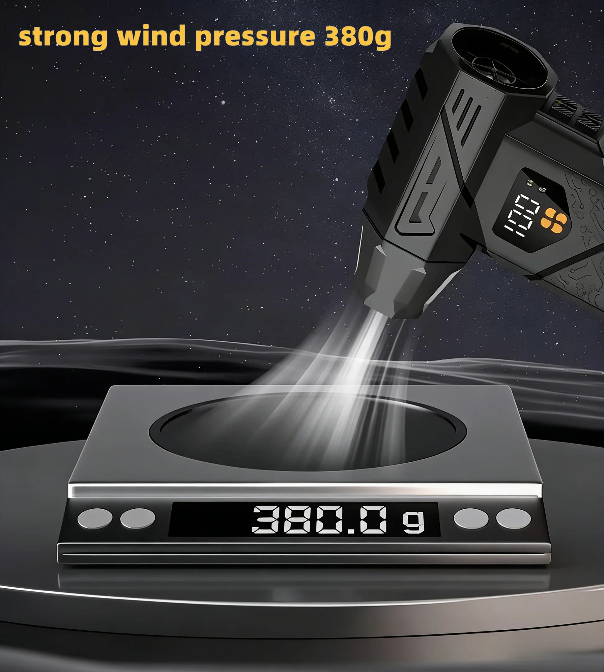 990000RPM Powerful Turbo Fan Blower Jet 380g Wind Pressure Air Blower Vacuum Cleaner for Car Air Duster Electric Snow Blower