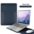 PU Leather Laptop Computer Sleeve Case Bag Stand Cover Pouch Man Women 13 14 15 15.6 16 inch for Macbook Air Samsung HP Lenovo