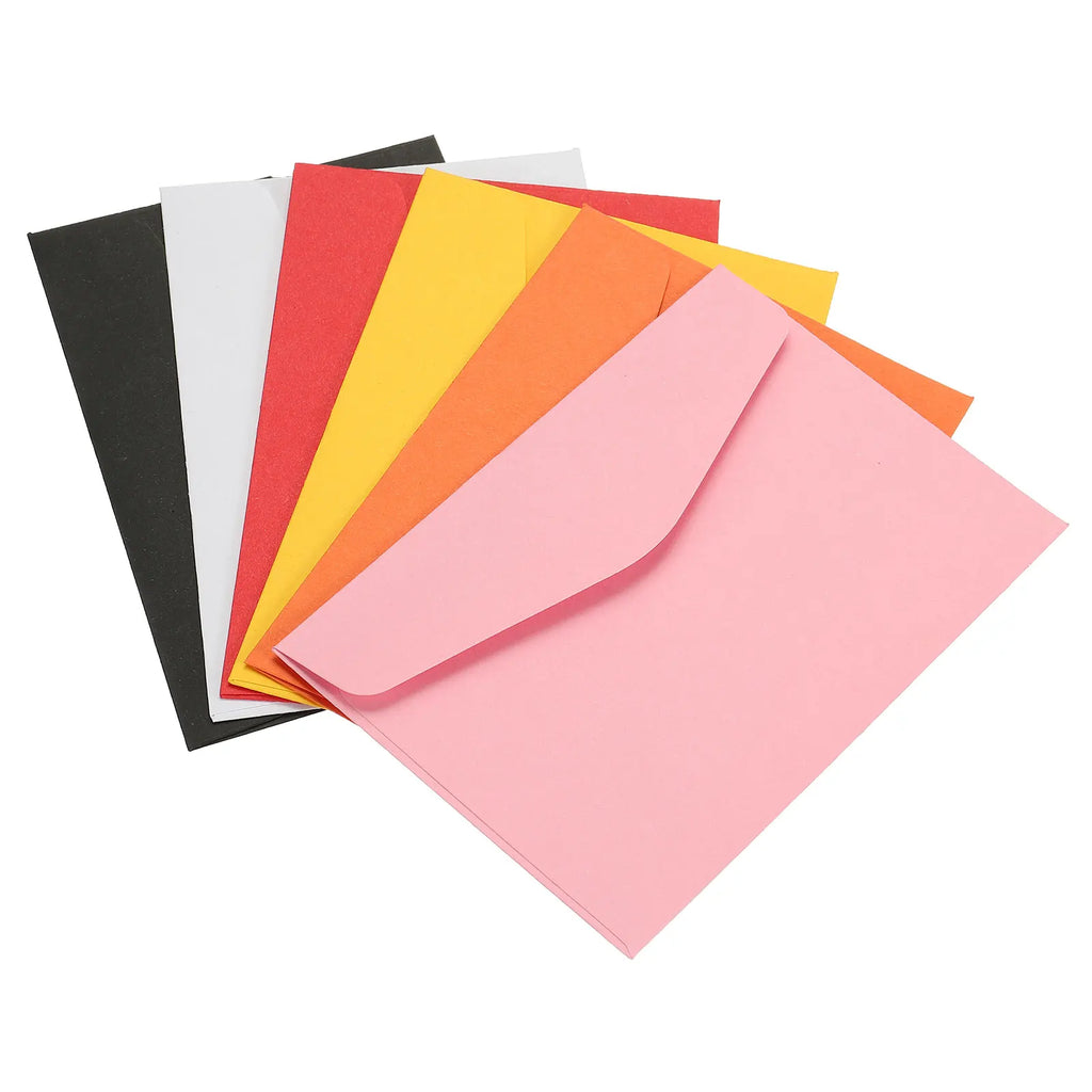 60Pcs 115x82mm Colorful Blank Mini Paper Envelopes Wedding Party Invitation Greeting Cards Gift Cover New Year Greeting Envelope