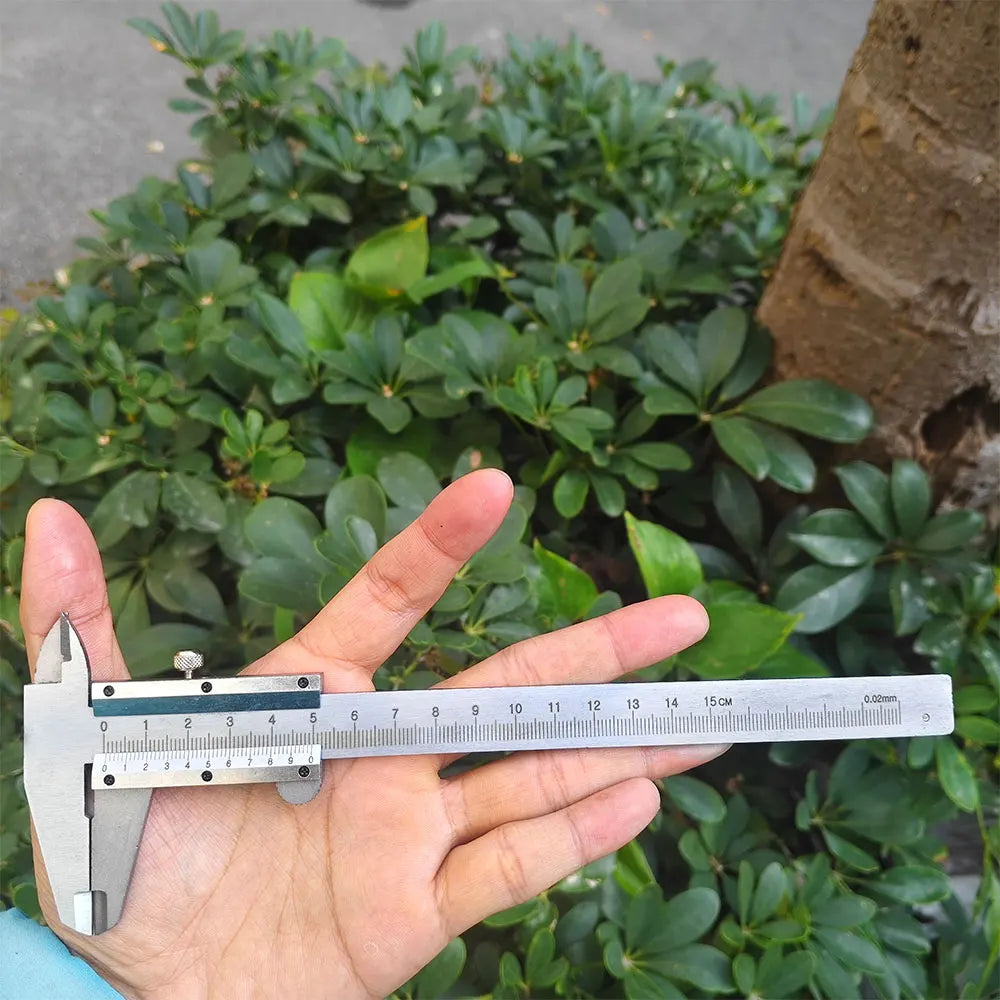 Stainless Steel Vernier Caliper Measuring Tool Sliding Gauge Inside Outside Thickness Depth Step Micrometer Accuracy Gauge 150mm