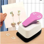 diy Earring Hole Puncher Earring Card Hole Punch Scrapbooking Paper Punch Earring Card Punch Hole Puncher DIY Punching Machine