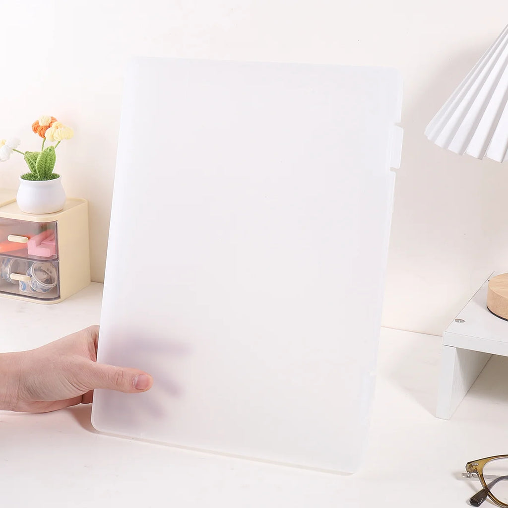 A4 Multi-functional File Folder Desktop Test Paper Organizer Office Document Board Folder Storage Box Writing Board, Office