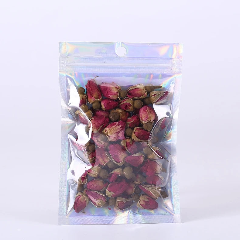Resealable Laser Ziplock Bags For Necklace Food Storage Bags Pouch Packaging Bag Multifunctional Bubble Mailers