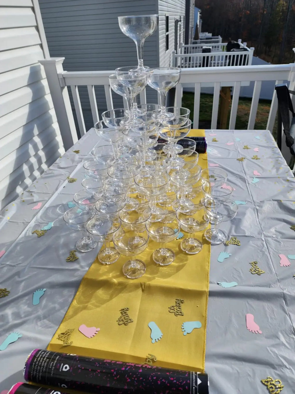20-60PCS Acrylic Champagne Coupe Glasses Engagement Party Wedding Champagne Tower Prosecco Tower Martini Glasses 5oz