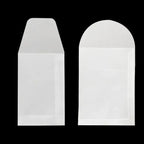 50pcs/lot Translucent Mini Envelope Jewelry Storage Bag for Card Earring Necklace Gift Packaging Bags Wedding Wedding Envelopes