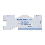 1/2pcs Precision Seam Measuring Gauge Quilting Ruler Template Sewing Ruler Patchwork Sewing Quilting Craft Accessories Tools