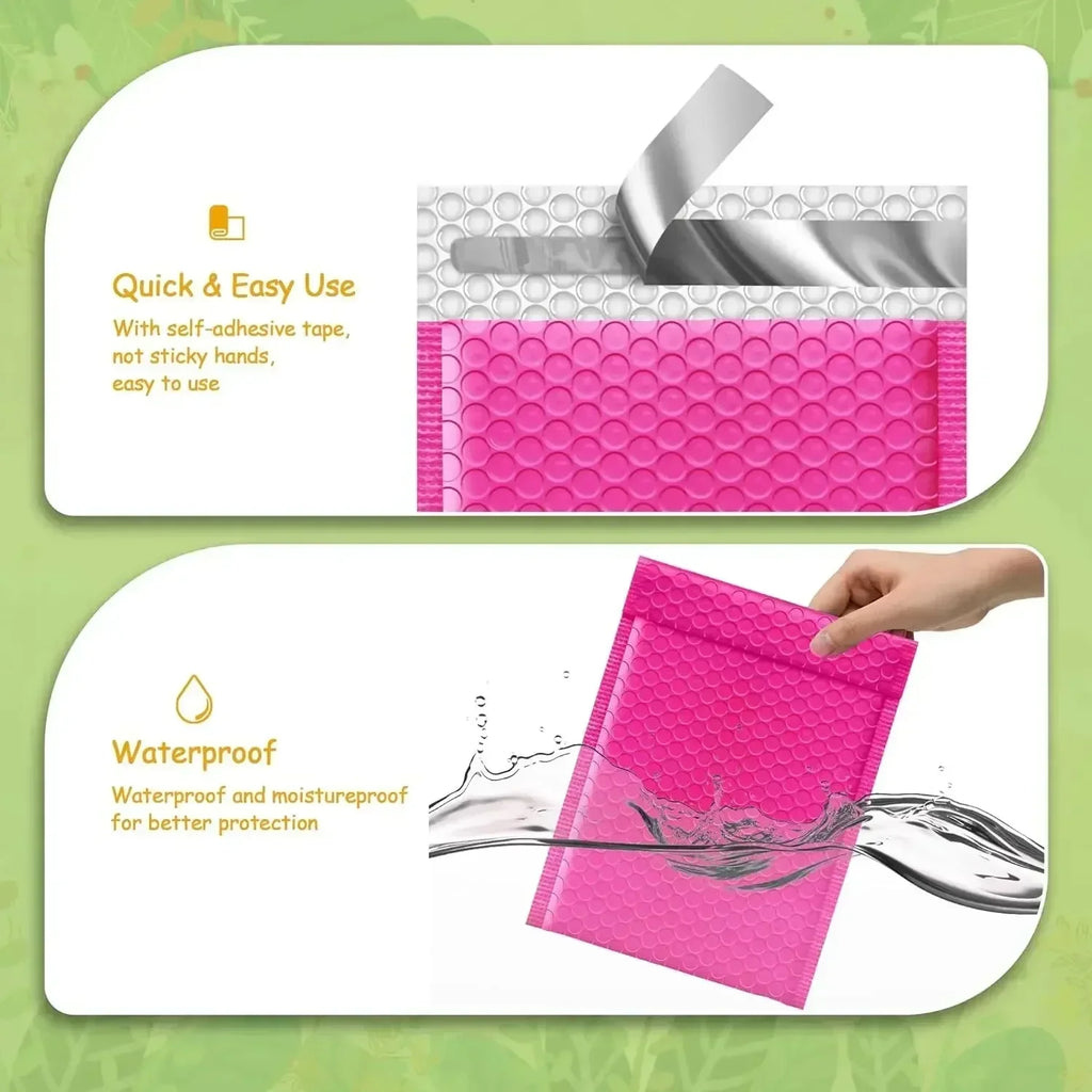 50Pcs Delivery Package Bubble Bag, Business Supplies Envelopes Shipping Packages Mailer Envelope Packing Bubble Bag