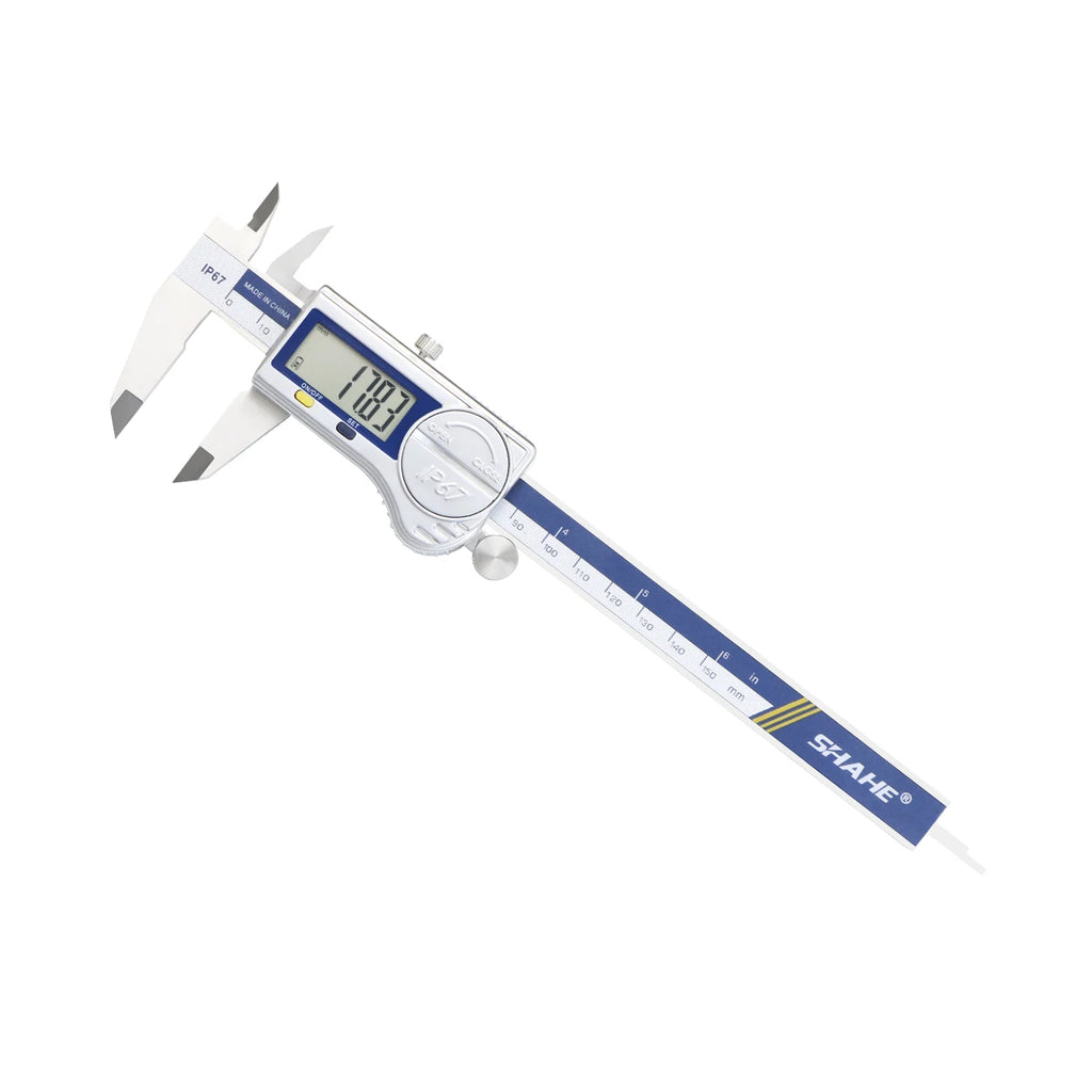 SHAHE Digital Caliper IP67 Coolant/Water/Dust Proof ,150/200/300mm Stainless Steel Digital Vernier Calipers Measuring Tool