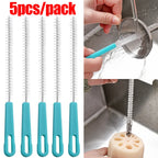 Nylon Spiral Brushes for Straws Glasses Keyboards Jewelry Stainless Steel Feeding Bottle Cleaning Brush High Quality Clean Tools