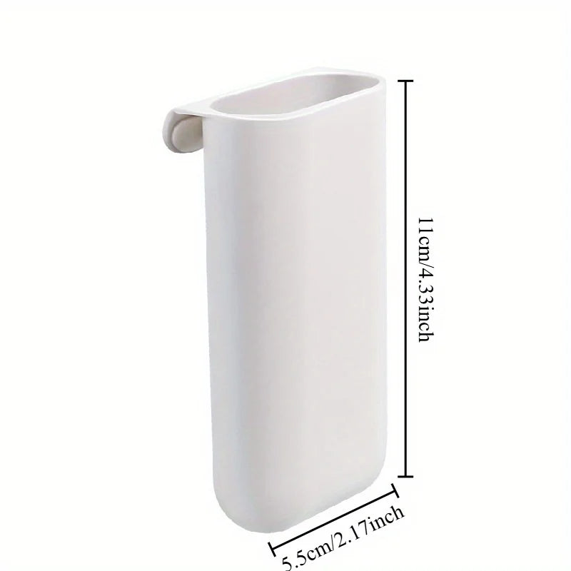 Multi Functional Desktop Display Pocket Pen Holder, Office Desk Stationery Pen Box, Adhesive Small Item Storage Tube